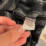 Brandy Melville High-Rise Striped Pants Ankle Black S M Photo 8