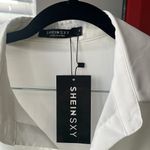 SheIn white shirt dress size Medium Photo 3