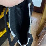 NWOT Unbranded Scenic Landscape Tote Bag Black Photo 3