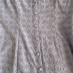 BP  Eyelet Button Front Sundress In Purple Spray Photo 5