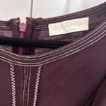 Ulla Johnson Analia Topstitched 100% Organic Wool Midi Dress Size Medium Ruffles Photo 6