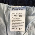 KanCan USA 🔃KanCan Blue Mid Rise Skinny Leg Frayed Edge Ankle Jeans Photo 5