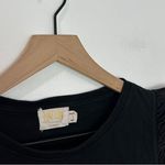 Nation Ltd Sissy Ruffled Black Dress Tiered Midi Sundress size Small Photo 6