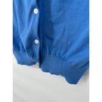 Ralph Lauren  Blue Label Women Cardigan Blue V-Neck Cotton Button Size XL Preppy Photo 2