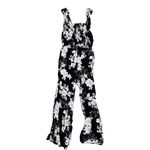 American Rag  Womens Smocked Front Ruffled Jumpsuit Romper Small Photo 1