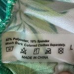 Tropical Ruffle Hem Cover Up, Size Large Photo 8