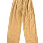 Vince  Drop Waist Pleated Pants in Tan, Size 10 Photo 3
