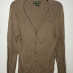 Eddie Bauer Eddie‎ Bauer tan brown cardigan sweater size medium Photo 0
