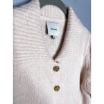 Reformation  Daphne Collared Cardigan Size Medium Sorbet Pink Short Sleeve Photo 4