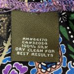 Anthropologie Fei Silk Abstract Bohemian Floral Dolman Sleeve Tunic Top Size S Photo 5