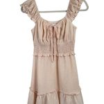 Buddy Love Smocked Mini Dress Coquette Preppy Pink Pastel Feminine Womens Small Photo 0