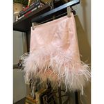 Lamarque Magnolia Vegan Leather Mini Skirt Pink Parasol Womens Size XS Photo 8