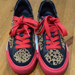 Rag and Bone Army Cheetah print Low top Leather women’s Size 36.5 Photo 0