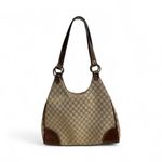 Liz Claiborne Vintage  Villager Monogram Shoulder Bag Brown Tan 12x12x3 Photo 1