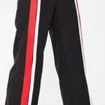 Tiger Mist Highway Track Stripe Wide Leg Pants Photo 0