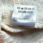 Reformation  blouse Cashew top in Gossamer Off White Sweetheart Neckline Size XL Photo 11