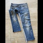 Dolce & Gabbana  Womens Distressed Jeans Blue Size IT 36 Ripped‎ Metal Logo Photo 3