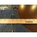 Old Navy  Maternity Womens Medium Blue‎ Denim Bib Overalls Cargo Shorts Pockets Photo 2