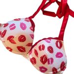 Beach Bunny  Steal My Kisses Padded Bikini Top Lips Photo 0