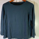 Eileen Fisher Eileen‎ Fisher Long Sleeve Knit Top Italian Yarn Crew Neck Casual Large Photo 0