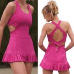 Free People movement pleated back it up dress medium pickleball tennis skortsie Photo 1