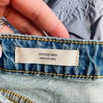 Universal Threads Universal Thread Vintage Midi High Rise Shorts Blue Sz 26 Photo 5