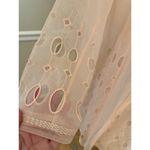 Vintage Carissmo Blush Pink Sheer Duster Cardigan Size 18 Photo 3