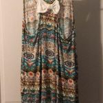 First Look Print Tank Top with Bow Women Size Small Photo 2