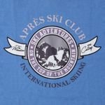 ski club long sleeve tee shirt​​​​​​​​​​​​​​​​​​​​ Blue Size L Photo 2