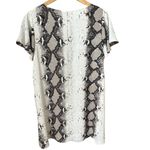 Buddy Love Ciara Dress Ombre Cream/Black Snakeskin Print Classic Shift Dress Photo 7