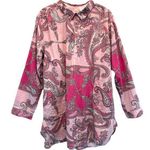 Tizzie Paisley Pink Long Sleeve Tunic Top Cover Photo 0
