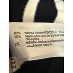 ZARA  Womens Black White Long Sleeve Crew Neck Knit Pullover Sweater Top Size XL Photo 3