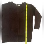 Anthropologie Moth Mohair Wool Sweater Cold Shoulder High Low Brown XS Photo 4