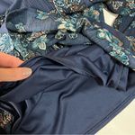 Blu Pepper  floral lined blouse size large Photo 8