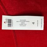 Chico's Travelers Red Dress Split Shoulder Photo 6