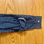 Tommy Hilfiger Blue Floral Quarter Zip Shirt Womans Large Photo 7