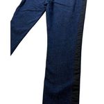 Lauren Ralph Lauren Regal Skinny Jeans Women's Size 8 Brown Side Stripe Denim Blue Photo 0