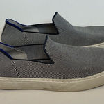 Rothy's Rothy’s The Sneaker Slip On Shoes Womens Size 8 Blue/White Comfort Casual Photo 0