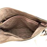 Michael Kors  Anita Pink Nude Pebbled Leather Silver Hobo Shoulder Crossbody Bag Photo 7