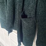 Emerald green Mattie M cardigan sweater front pockets size XL Photo 2