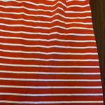 Old Navy Womens  orange white striped dress Photo 1