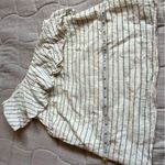 L'Academie NWOT  Los Angeles The Cecile Top Striped One-Shoulder Women's Top Photo 3