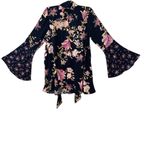 Free People  tate tunic mini dress, long flared sleeves, with pockets,size S Photo 4