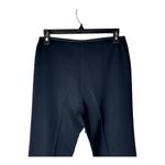 Moschino  Black Seamless Side Zip Tie Front‎ Straight Leg Trouser Pants Size 4 Photo 3