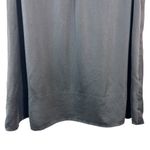 Eileen Fisher Satin Silk Sleeveless Top Shirt Gray Charcoal Business Casual Sz S Photo 3