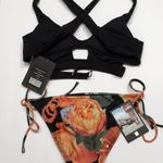 INSIGHT bondage and Tangerine Rose bikini set. NWT Black Photo 5