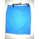 NWT $348 Worth New York 6 Womens Skirt Cornflower Blue Bright Textured USA Work Photo 3