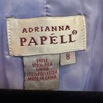 Adrianna Papell Vintage 100% Silk Jacket Blazer Lavender Lilac Size 8 Medium M Photo 6