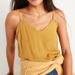 Old Navy  Ruffled Mustard Tank Top Photo 0