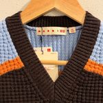 MARNI Uniqlo NWT Women’s XS Brown Wool Blend Knit V Photo 6